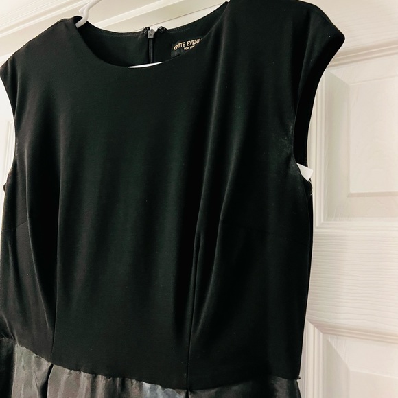 NWT Ignite Evenings Floral Print Taffeta Cap Sleeve Round Neck Gown, Sz 6 - Picture 5 of 10